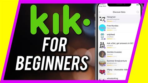 How To Use Kik Messenger YouTube