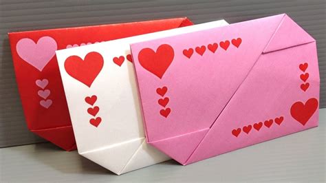 Choose from a range of uniquely designed valentine's flower arrangements and gift sets, then add a personal message, as well as some. Origami Valentine's Day Gift Card Envelopes - Print at Home - YouTube