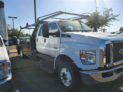 2019 Ford F650 Brand New Crew Cab Diesel Scalzi Contractor Body Drw For