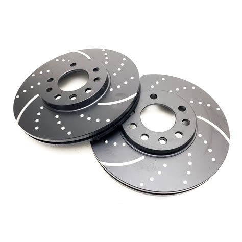 Ebc Grooved And Dimpled Front Brake Discs Pair 32025723 Gd821 Neo
