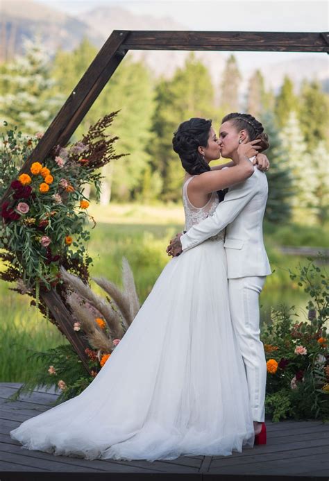 Arapaho Valley Ranch Granby Colorado Lesbian Wedding Inspiration Amy