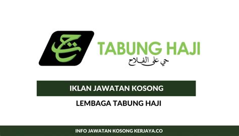 Lembaga tabung haji (malay jawi: Lembaga Tabung Haji • Kerja Kosong Kerajaan