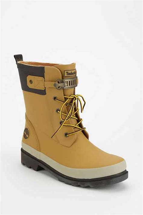 Timberland Wellington Lace Up Rain Boot Urban Outfitters