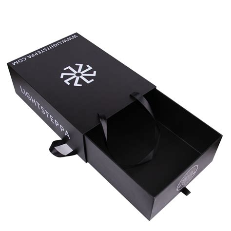 Check spelling or type a new query. Rigid paper sliding drawer gift box with ribbon