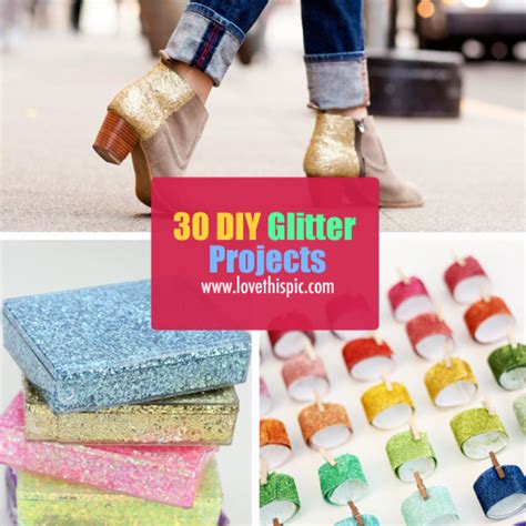 30 Diy Glitter Projects