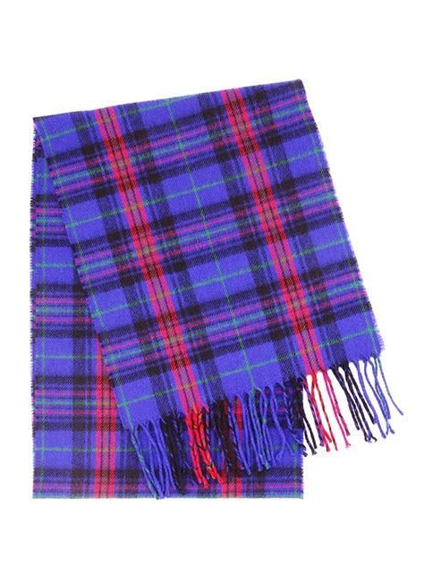 Hughespugh Tartan Lambswool Scarf Wales Tartan Centres