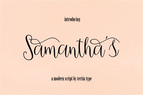 Samantha S Script Font By Akrtype · Creative Fabrica