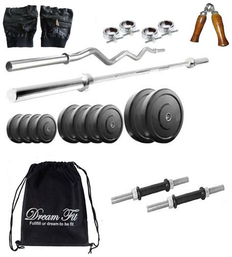 Buy Dreamfit 40 Kg Home Gym With 4 Rods With Back Bag And Accessories