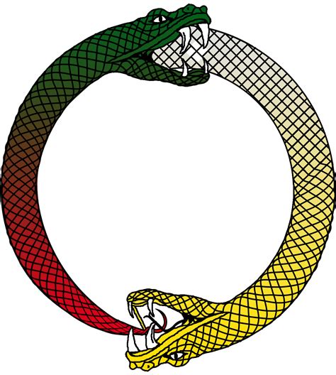 Imagethe Double Ouroboros - Double Ouroboros Clipart - Large Size Png Image - PikPng