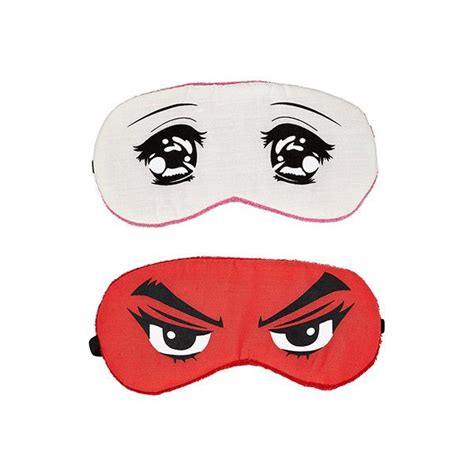 Anime Eyes Mask 995 Liked On Polyvore Featuring Accessories Filler Fillers Red Extras