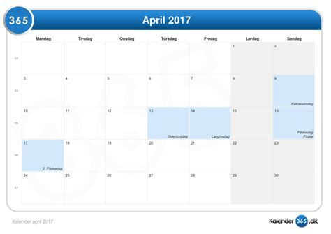 If you want to see the picture in full size, just click on the picture above and then click en. Kalender april 2017
