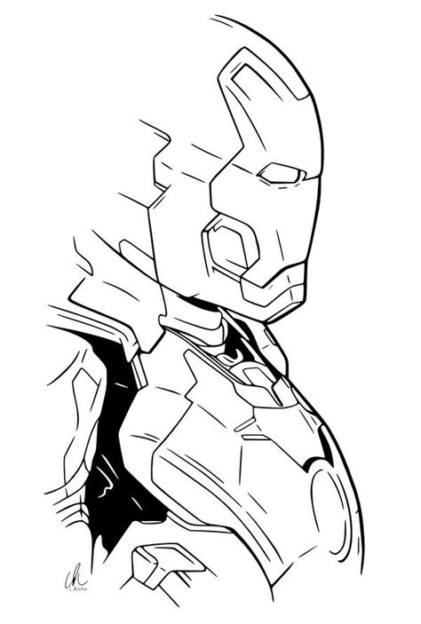 Iron Man Easy Sketch At Explore Collection Of Iron