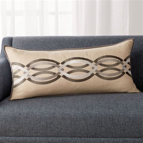Shop Lena Patterned Lumbar Pillow 36x16 Designed By Neisha Crosland