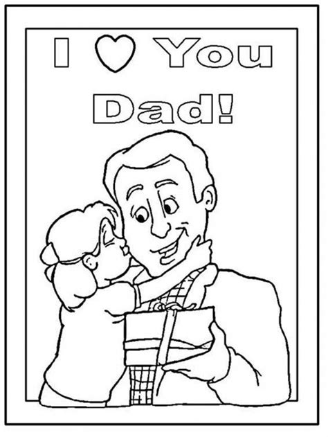 I Love My Daddy Coloring Pages - Coloring Home