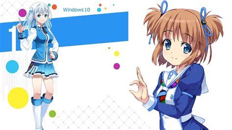 Windows 10 Mascot Microsoft Otaku Walls