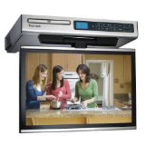 Enjoy your cd's and listen to music, news, weather, and traffic with the fm radio while you prepare for the day. Best under cabinet tvs for kitchen, tv dvd combo or tv ...