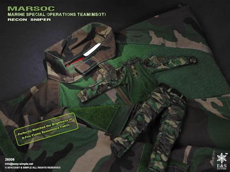 Easyandsimple 26006 Marsoc Msot Recon Sniper