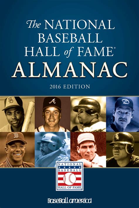2016 National Baseball Hall Of Fame Almanac Book By Baseball America