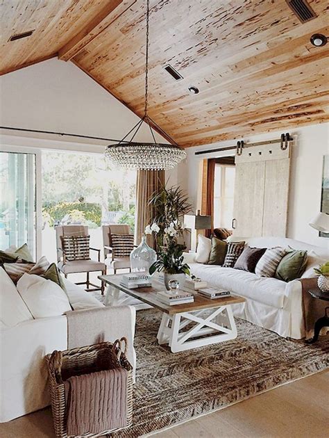 40 Rustic Farmhouse Living Room Design Ideas
