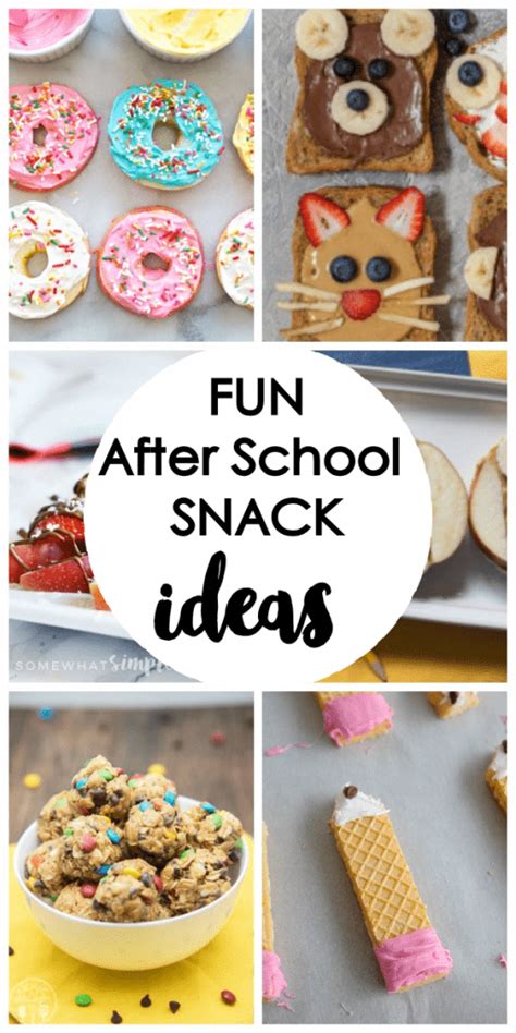 Fun After School Snack Ideas Creative Snacks For Kids Easy Snacks