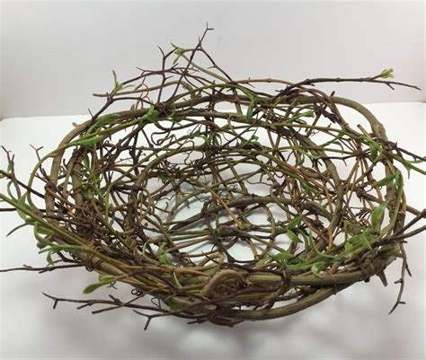 Decorative Nest Floral Nest Artificial Bird Nest Twig Etsy