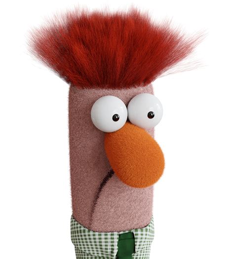Beaker From The Muppet Show Finished Projects Blender Artists