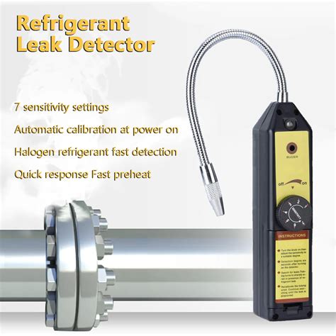 Gas Leak Detector Cfc Hfc Halogen Air Conditioning Refrigerant Freon