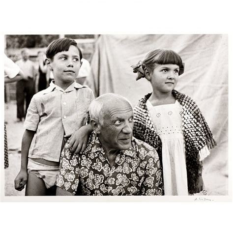1110 Pablo Picasso With His Children Claude And Paloma Lot 1110