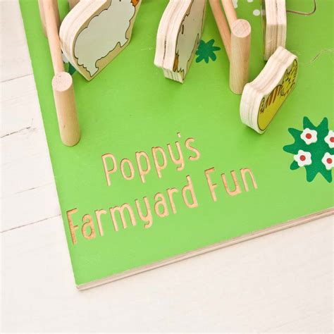 Kids love building farm yards and playing with all the farmyard animals such as cows, pigs, goats, chickens and horses! Farmyard Jigsaw Base - The Laser Boutique