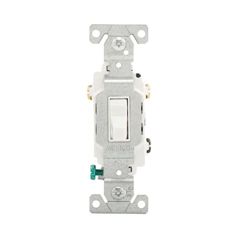 Eaton 15 Amp 3 Way White Toggle Commercial Light Switch 1 Pack