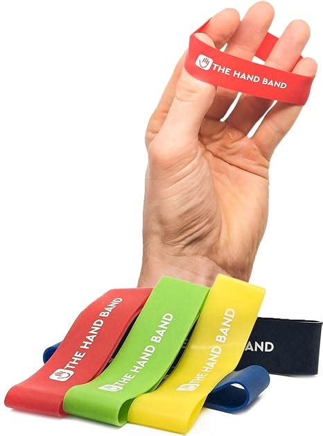 the hand band hand exerciser and hand strengthener set 10 finger resistance bands perfect