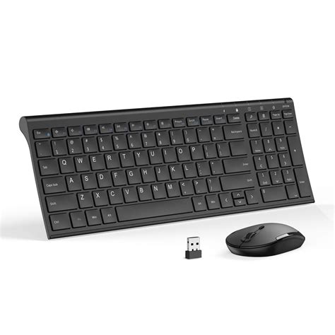 Wireless Keyboard Mouse Jelly Comb 24ghz Ultra Slim Compact Full Size