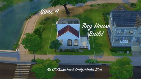 Stop Motion Sims 4 Eccentric Tiny House Buildno Ccbase Pack Only