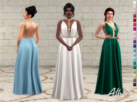 The Sims Resource Athena Dress