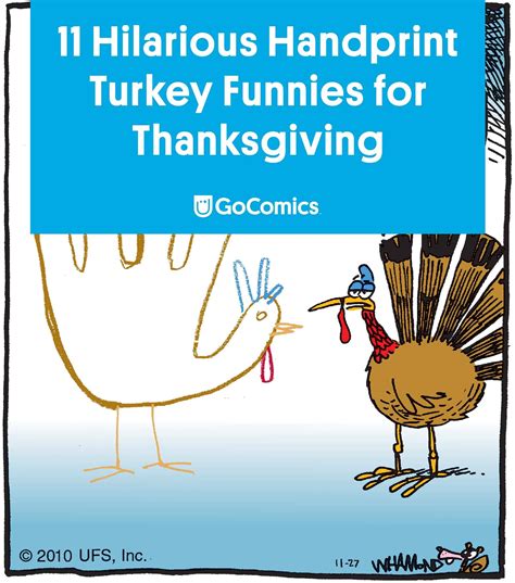 11 Hilarious Handprint Turkey Comics For Thanksgiving Turkey Handprint Hand