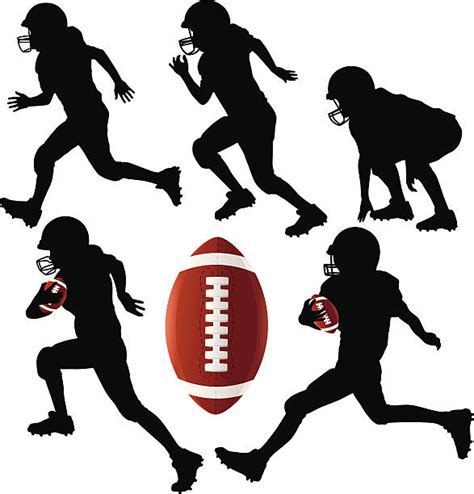 Royalty Free Kids Playing Football Clip Art Vector Images