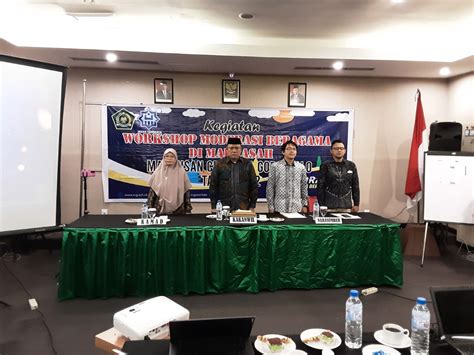 Workshop Moderasi Beragama Kakanwil Ajak Guru Man Ic Gorontalo Menjadi