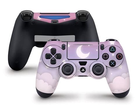 Cute Lunar Sky Skin For The Ps4 Controller Fits Both Etsy Ps4