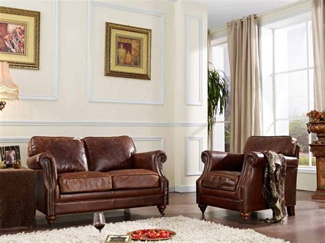 The classic tan colors are a great way to bring warmth into a room and black leather couches reflect a sense of sophistication and maturity, but if you want something a little more. Riveted Antique Leather Sofa 1S