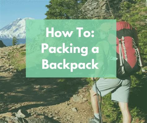How To Properly Pack A Hiking Backpack The Hiking Authority