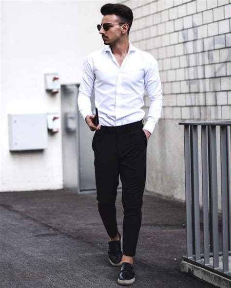 40 white shirt outfit ideas for men styling tips shirt outfit men white shirt men black