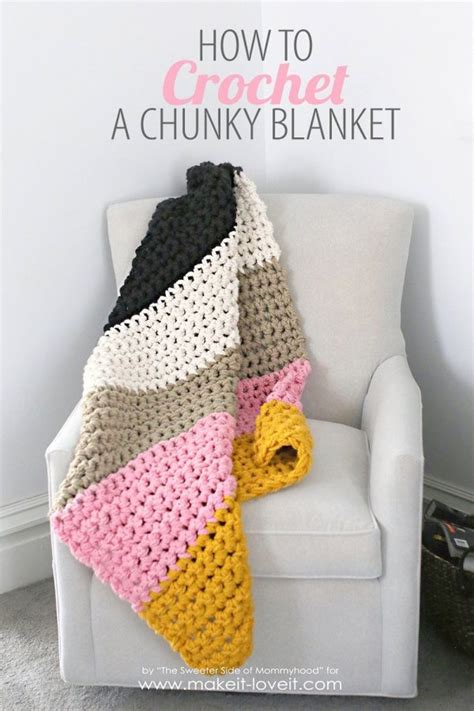 How To Easily Crochet A Super Thick And Chunky Blanket Pattern Optional