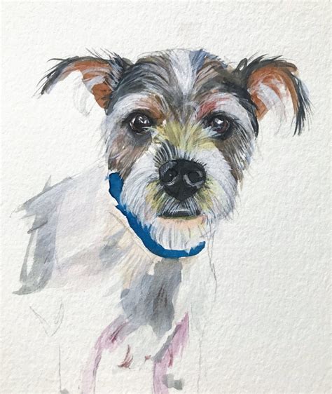 Check out paint your life's professionally painted watercolor pet portraits! Makers Workshop: Watercolor Pet Portraits in Los Angeles at