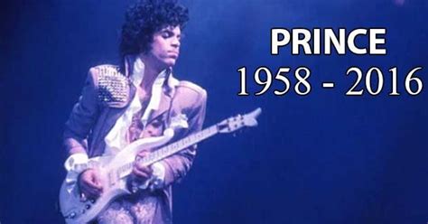 Music Legend Prince Dies At 57 Your Daily Dish