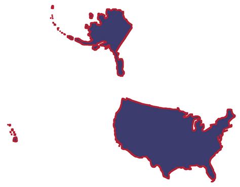 Shape Of The United States Of America W By Hispaniolanewguinea On