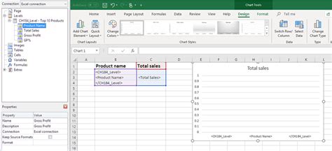 Criando gráficos do Excel Qlik NPrinting Ajuda