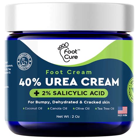 Buy Urea Cream Percent For Feet Maximum Strength With Salicylic Acid Callus Remover