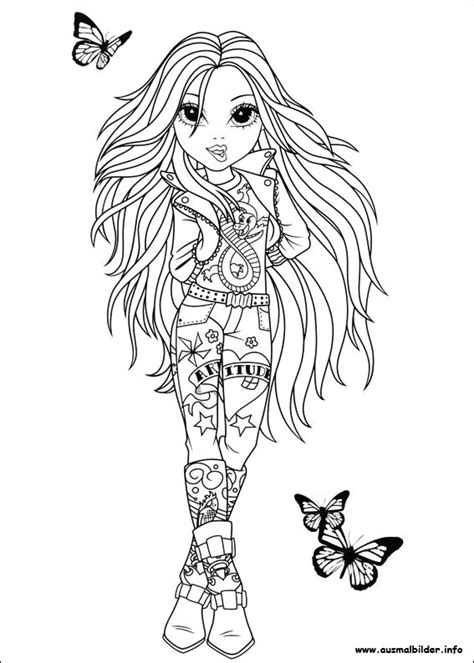 There are zombies on the streets of amsterdam! Coloriage Fille gratuit à imprimer