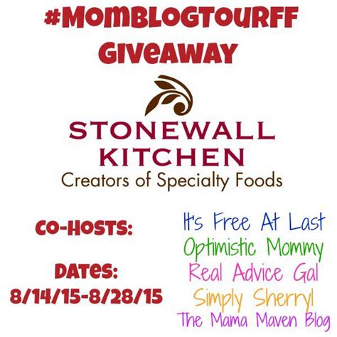 These stonewall kitchen coupons have been marked expired, but feel free to try them out. MomBlogTourFF Stonewall Kitchen Giveaway | Stonewall ...