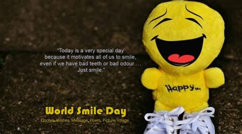 World Smile Day Happy Smile Day 2021 Wishes Message Sms Quotes